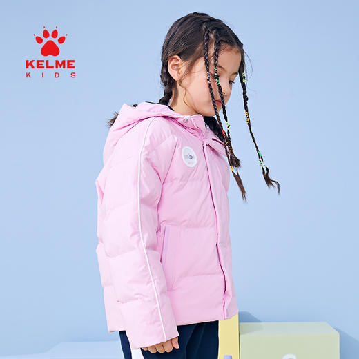 官方旗舰儿童轻薄羽绒服女冬装新款鸭绒保暖连帽外套5141YR4055 商品图3