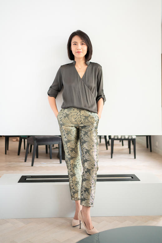 CG｜Claire silk Phoenix pants  [真丝凤凰提花小脚裤] 商品图4