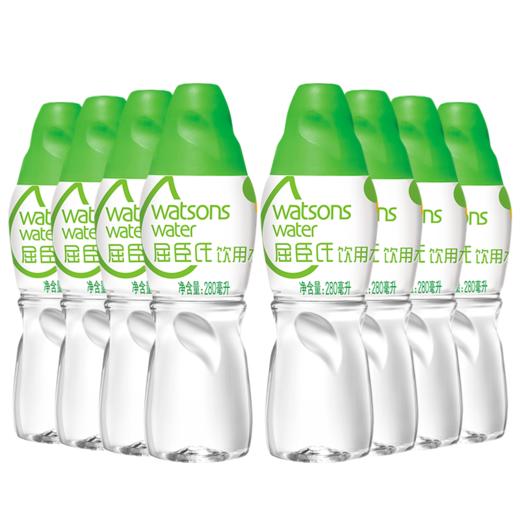 屈臣氏饮用水105℃高温蒸馏水280ml*8瓶装水 敷脸水疗护肤 商品图3
