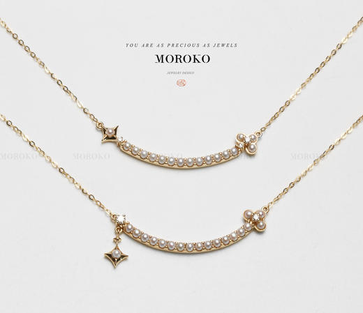 笑脸项链 | mini珍珠系列 商品图0