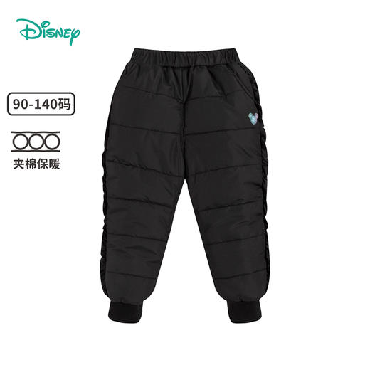 迪士尼女宝宝儿童棉裤米妮卡通保暖夹棉长裤三层夹棉冬新品 商品图6