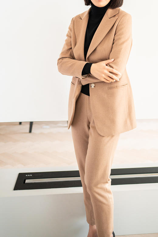 CG｜Claire Camel hair pants  [驼绒小脚裤] 商品图1