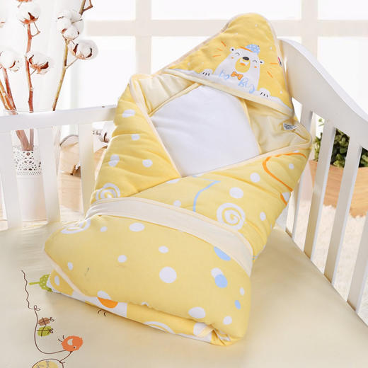 比多乐婴儿抱被纯棉宝宝加大加厚四季可脱胆款 商品图0