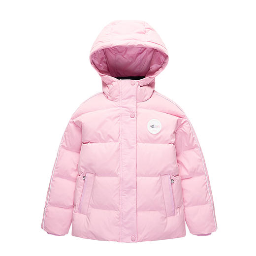 官方旗舰儿童轻薄羽绒服女冬装新款鸭绒保暖连帽外套5141YR4055 商品图6