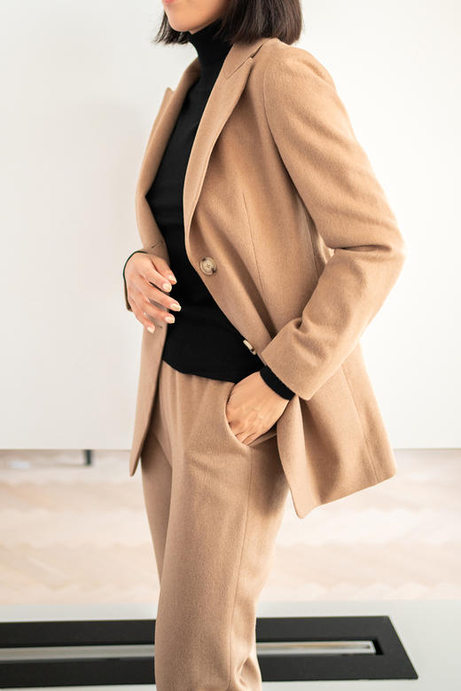 CG｜Camel hair Fitted Suit jacket [驼绒双扣西装] 商品图2