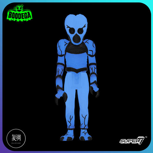 现货 Super7 Metaluna Mutant Blue Glow 挂卡 商品图3