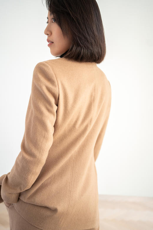 CG｜Claire Camel hair Suit jacket [小驼绒单扣西装] 商品图1