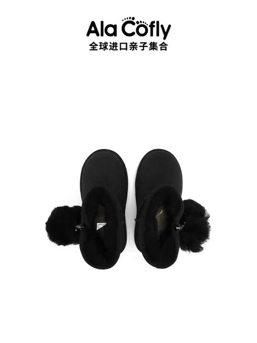 天空之城-Ala cofly-雪地靴（黑色童鞋） 商品图1