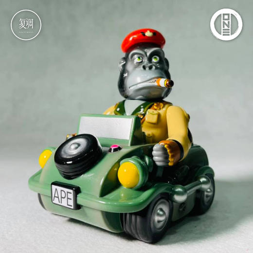 现货 壹工坊 壹工坊 罗猩汉将军 搪胶潮玩 摆件 潮流玩具 商品图3