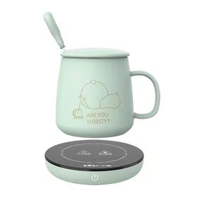 小熊电热杯垫套装