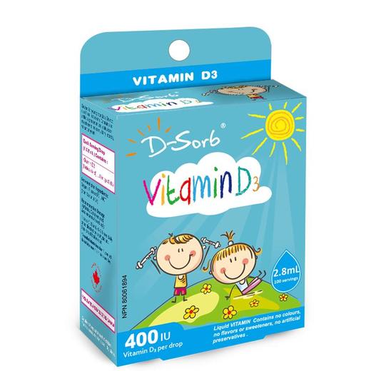 Dsorb滴适宝d3滴剂维生素d儿童vd3孕妇宝宝补钙d3加拿大进口D3滴剂【72小时发货】 商品图3