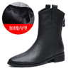潮ins酷英伦风，尖头瘦切尔西马丁靴气质头层牛皮靴ZM-MN1818 商品缩略图5