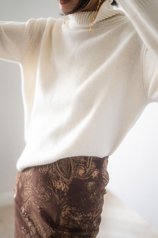 CG｜Oversized Cashmere sweater [廓形羊绒高领针织衫] 商品图2