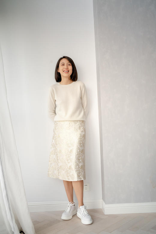 CG｜Four Seasons Silk A-line Skirt [四季真丝提花A字裙] 商品图2