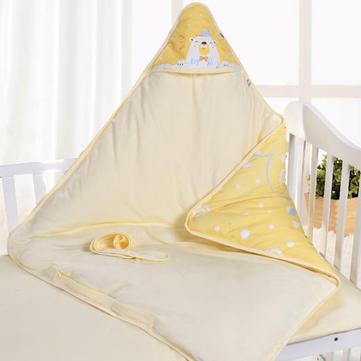 比多乐婴儿抱被纯棉宝宝加大加厚四季可脱胆款 商品图4