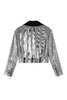 亮片千鸟格宽肩短夹克 商品缩略图1