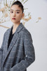  格纹羊绒呢女大衣 SJF93W871N 商品缩略图2