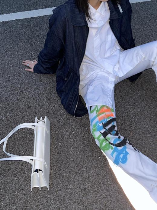 THE AIER 21AW新品宽松牛仔蓝夹克双拉链外套薄款 商品图1