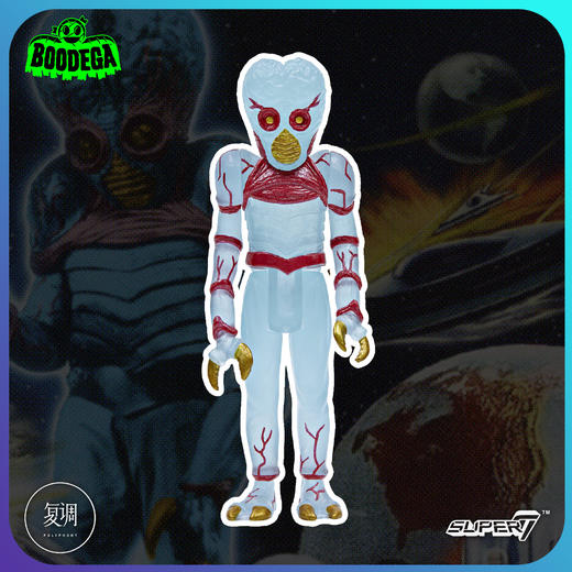 现货 Super7 Metaluna Mutant Blue Glow 挂卡 商品图4