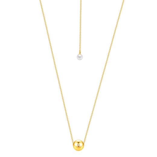 Pearl moments InspirationS Sparkling 星球系列珍珠项链 商品图0