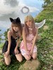 限时清仓特价7折---坠落天使系列甜酷粉黑性感纯欲蕾丝套装 商品缩略图1