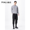 PINLI品立秋季新款男装半高领纯色百搭套头卫衣潮B213409189 商品缩略图1