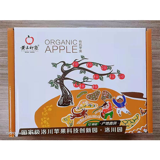 黄土印象有机苹果12枚装 85-90果径 大果 商品图0