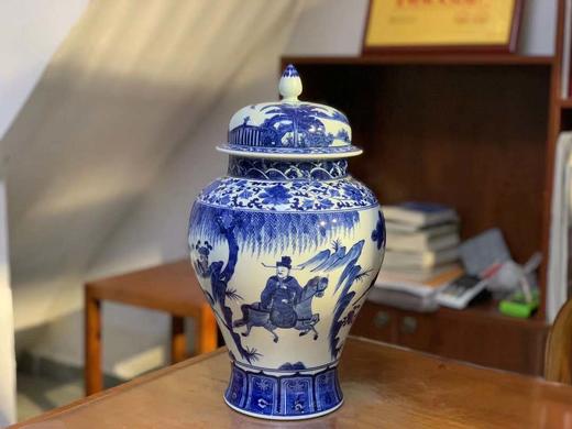 杜芳星:柴窑鬼谷子下山将军罐 商品图1