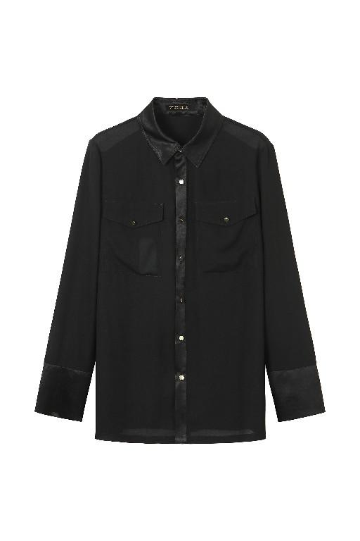 醋酸修身衬衫 商品图0