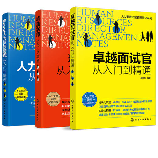 人力资源总监管理笔记系列 全3册 精准招聘卓越面试官Excel人力资源管理从入门到精通 HR招聘面试书籍面试方法 人力资源管理实操书 商品图4