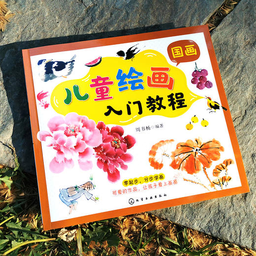 儿童绘画入门教程 国画 儿童零基础自学国画教材画谱 动物花鸟蔬果山水画法 少儿学水墨画基础技法教材书 中国国画传统绘画教程书 商品图2