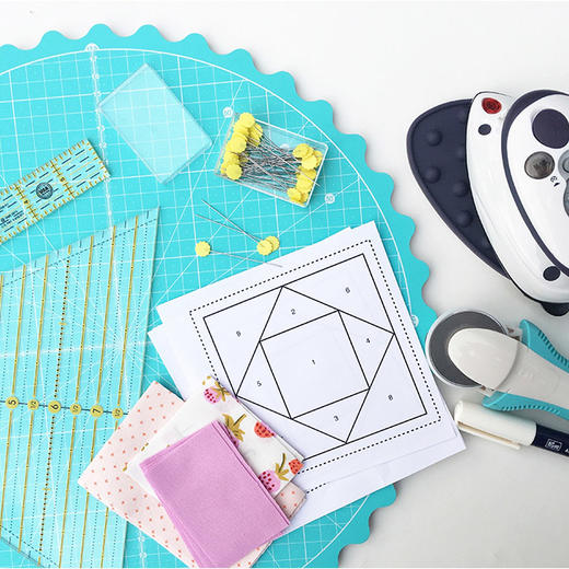 德国Prym 爱恋系列 旋转切割垫圆形35厘米薄荷色 商品图3