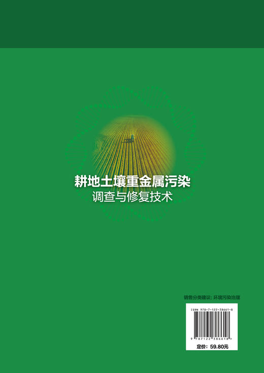 耕地土壤重金属污染调查与修复技术 土壤环境监测土壤环境调查与风险评估耕地土壤环境保护土壤环境修复方案修复效果评价方案书籍 商品图1