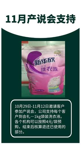 11月产说会支持-12袋洗衣液（1件）-1kg