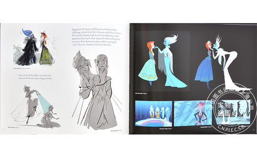 冰雪奇缘1+2 电影艺术画册设定集 英文原版 The Art of Frozen2 精装 迪士尼出品 Disney 艾莎 安娜 商品图4