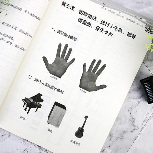 少儿流行钢琴弹唱教程 流行钢琴弹唱 专业少儿的钢琴弹唱教程 由浅入深掌握钢琴弹唱技巧 少儿钢琴入门必备书籍 初学者钢琴一本通 商品图2