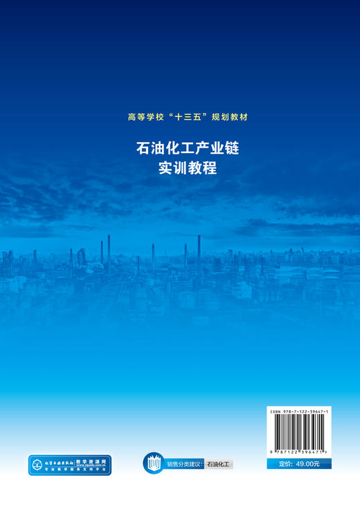 石油化工产业链实训教程 孙文志 石油化工生产安全 石油化工常见设备 石油化工生产工艺 装置操作训练 高校石油化工概论课程教材 商品图1