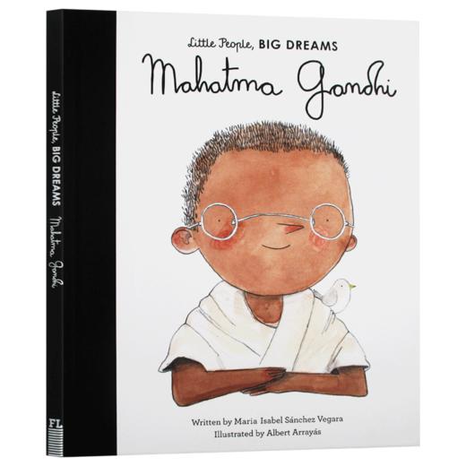 小人物大梦想系列 男孩篇 甘地 英文原版 Little People Big Dreams Gandhi 英文版儿童艺术启蒙绘本图画书 名人科普励志读物 商品图0