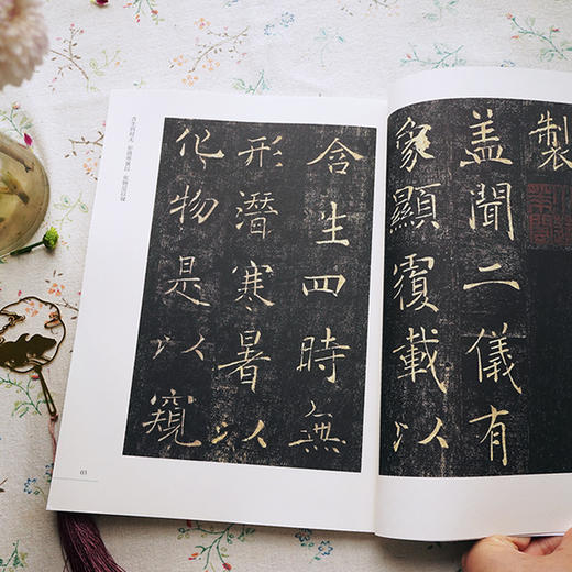 十大楷书名帖放大临摹本 褚遂良雁塔圣教序 经典楷书书法字帖临摹放大本 毛笔字帖技法入门自学教材 经典楷书书法名帖临摹鉴赏书籍 商品图3