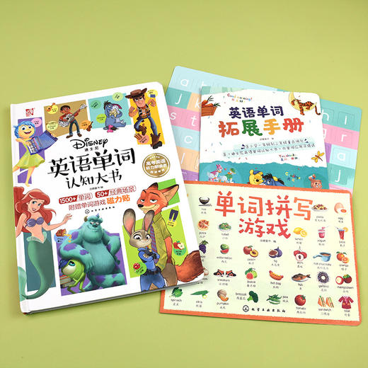迪士尼儿童英语单词大书 3-6-8岁幼儿英语启蒙绘本 儿童日常生活英语磁力贴 英语单词认知绘本 幼儿英语启蒙教材 小学生英语入门书 商品图2
