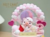 1027CAKE | 猪猪 双层款式 满月 周岁 粉色 蓝色 商品缩略图5