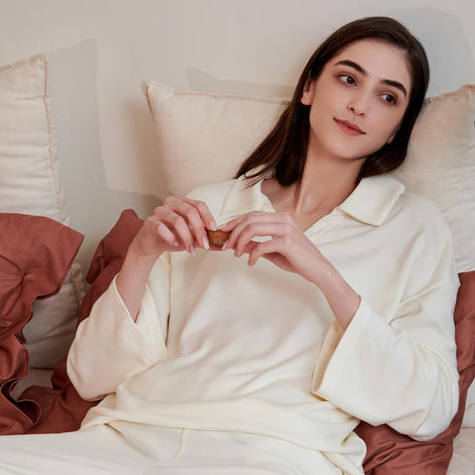 预售|Downland V领家居睡衣套装 [福利品] 商品图6