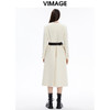 VIMAGE纬漫纪冬季新款时尚简约气质毛呢外套大衣V1614230 商品缩略图3