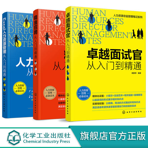 人力资源总监管理笔记系列 全3册 精准招聘卓越面试官Excel人力资源管理从入门到精通 HR招聘面试书籍面试方法 人力资源管理实操书 商品图0