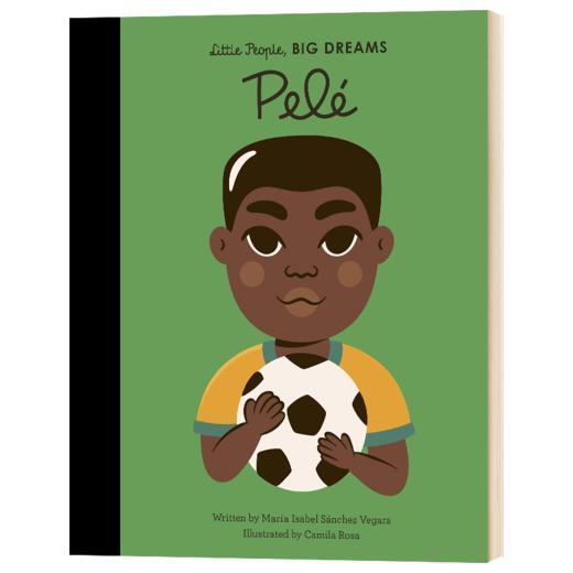 小男孩大梦想 球王贝利 英文原版 Pele Little People Big Dreams 精装大开本 名人传记 英文版儿童英语启蒙图画书 进口原版书籍 商品图0