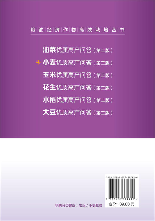 小麦优质高产问答 杨雄 王迪轩 何永梅 粮油经济作物高效栽培丛书 第2二版 小麦高效栽培种植技术大全 科学种植小麦书籍 商品图1