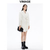 VIMAGE纬漫纪冬季新款女士风衣修身显瘦休闲系腰带风衣外套女外套V1603240 商品缩略图1