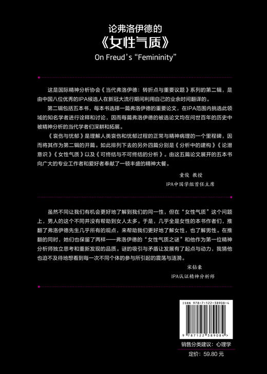 国际精神分析协会《当代弗洛伊德：转折点与重要议题》系列--论弗洛伊德的《女性气质》 商品图1