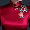 上海旗袍厂LHS-2053长袖旗袍新款刺绣旗袍裙大码修身礼服 商品缩略图3