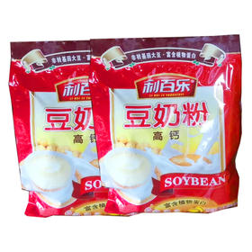 【9.9元/袋】利百乐/无添加蔗糖高钙豆奶粉500g